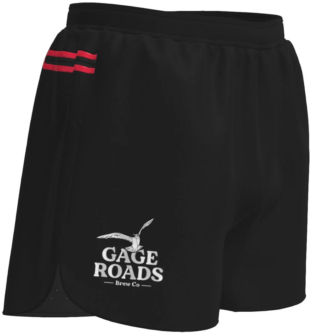 Perth Bears 2026 NRL Mens Black Gym Running Shorts - Image 3