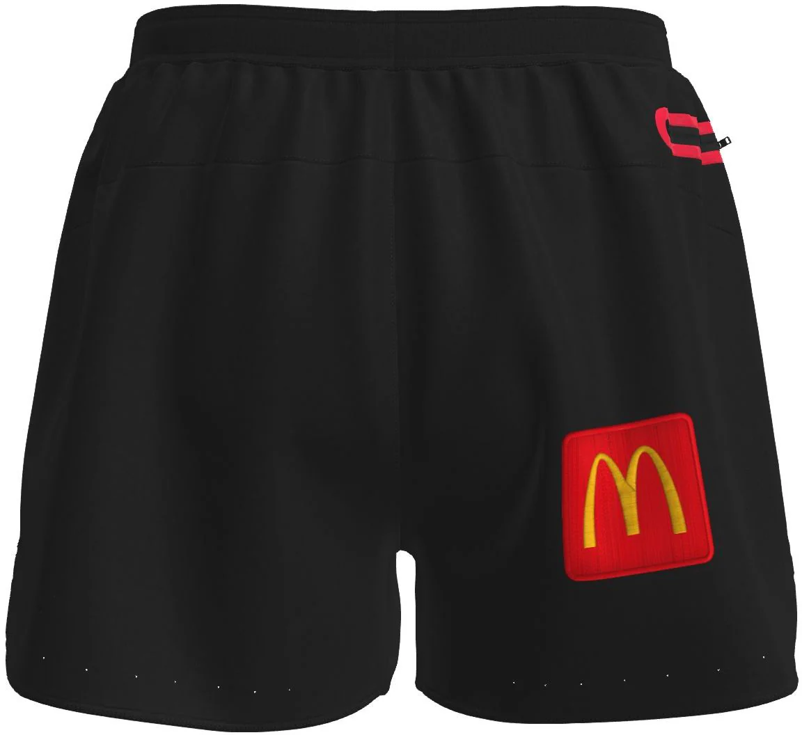 Perth Bears 2026 NRL Mens Black Gym Running Shorts - Image 4