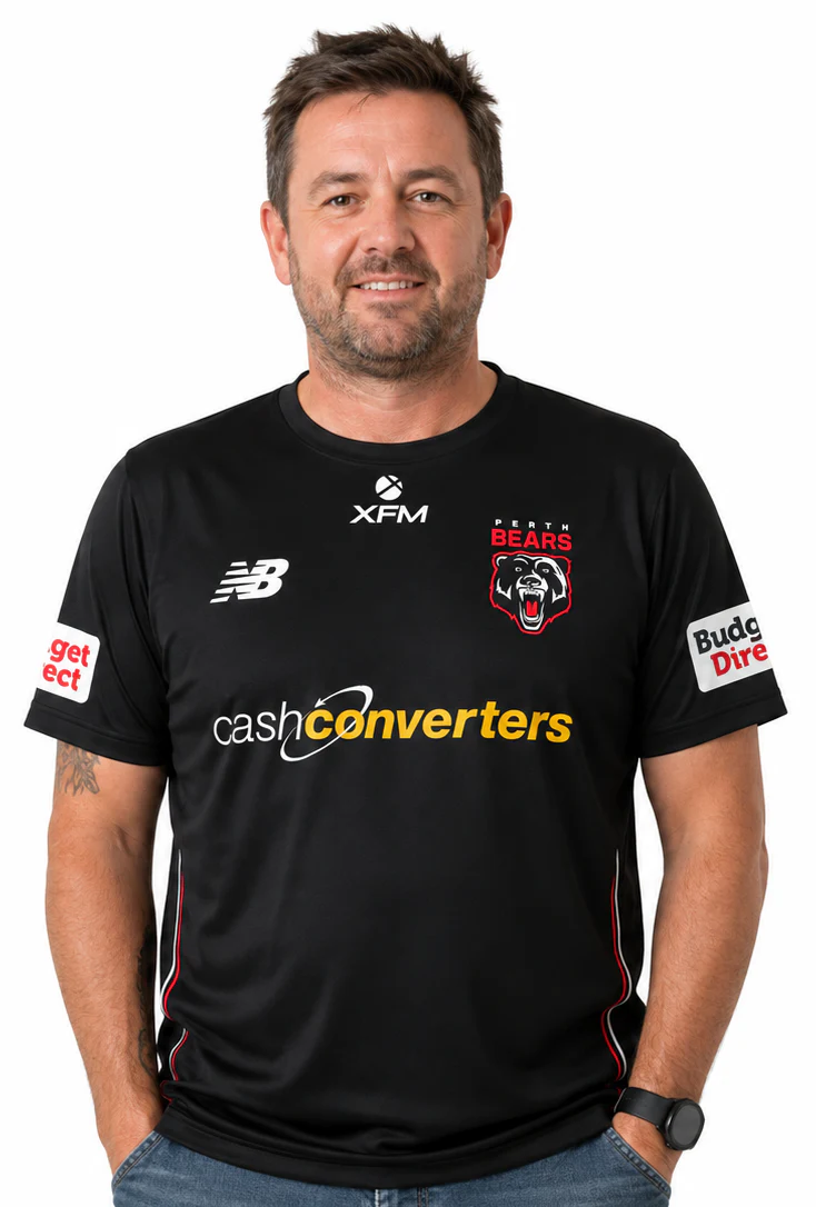 Perth Bears 2026 NRL Mens Black Training Shirt - Image 2
