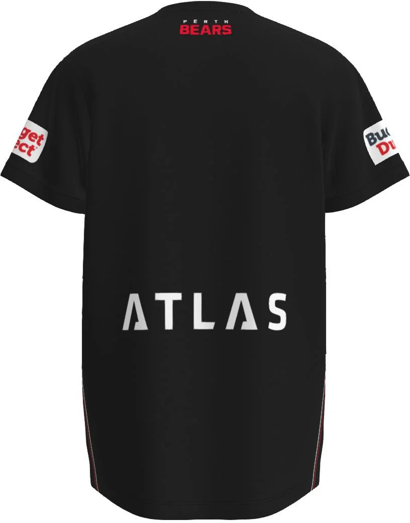 Perth Bears 2026 NRL Mens Black Training Shirt - Image 4