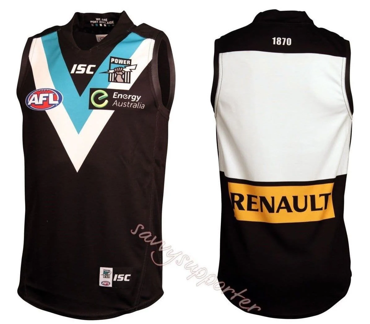 Port Adelaide Power AFL Showdown Home Guernsey Jumper - Image 11