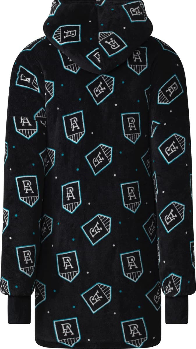 Port Adelaide Power AFL Adults Oversized Flanket, Snugget, Onesie Hoody - Image 2