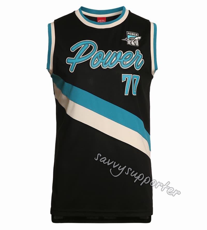 Port Adelaide Power AFL Throwback Singlet - Image 8