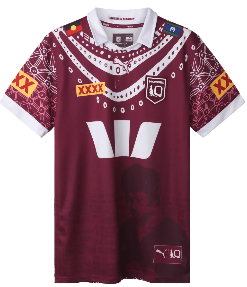 QLD Maroons 2025 State of Origin Ladies Indigenous Jersey - Image 2