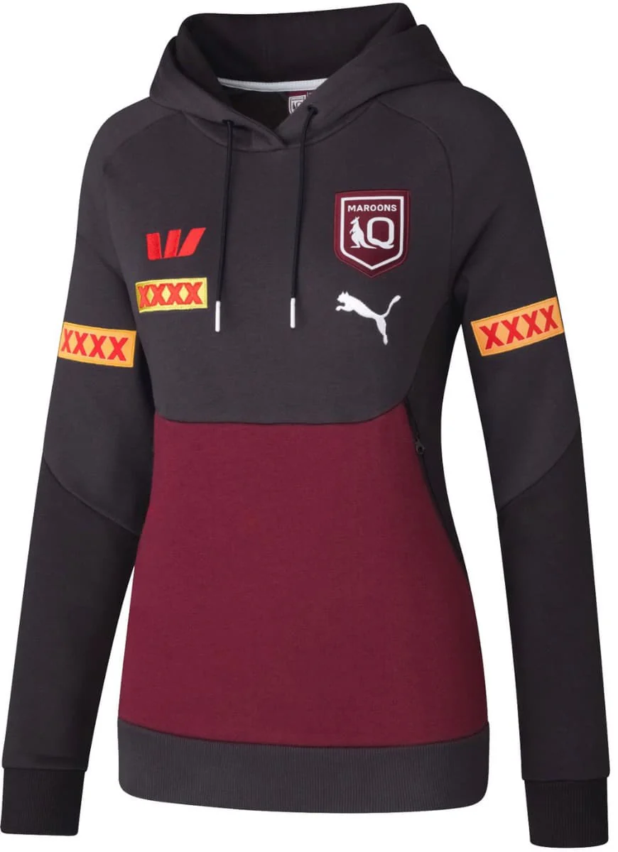 QLD Maroons 2025 State of Origin Ladies Team Hoody - Image 3