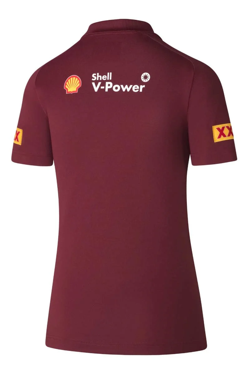 QLD Maroons State of Origin 2025 NRL Ladies Team Polo Shirt - Image 2