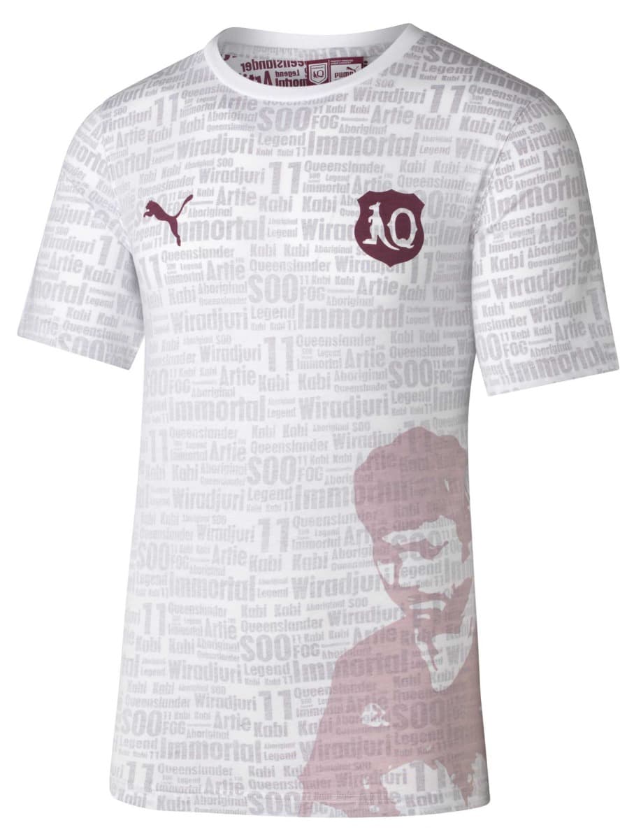 QLD Maroons 2025 State of Origin Mens Indigenous Tee - Image 3