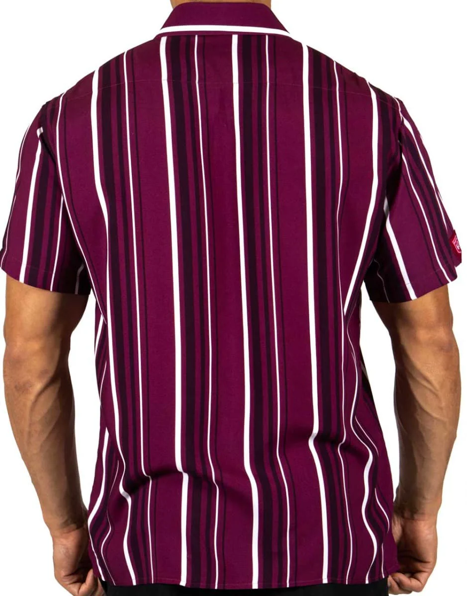 QLD Maroons 2025 State of Origin NRL Mens Sorrento Party Shirt - Image 4