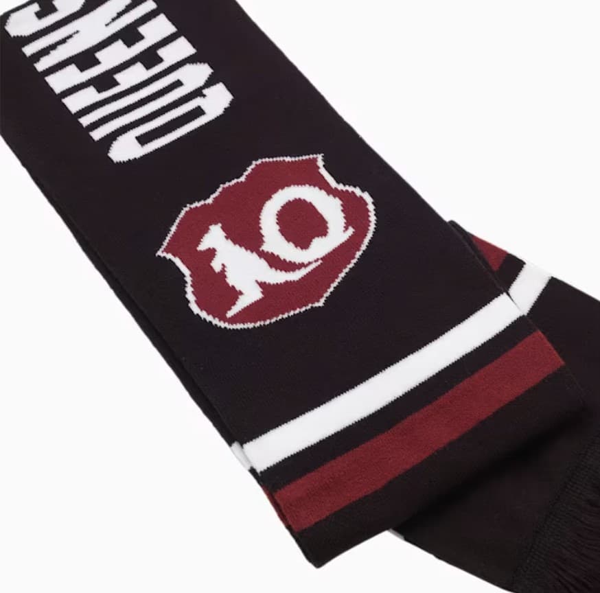 QLD Maroons State of Origin Adults Puma Heritage Scarf - Image 2