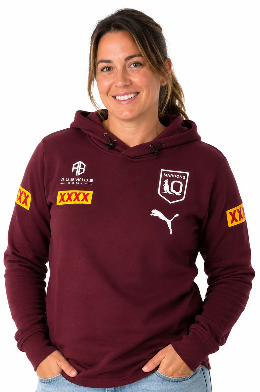 QLD Maroons State of Origin Ladies Team Hoodie - Image 2