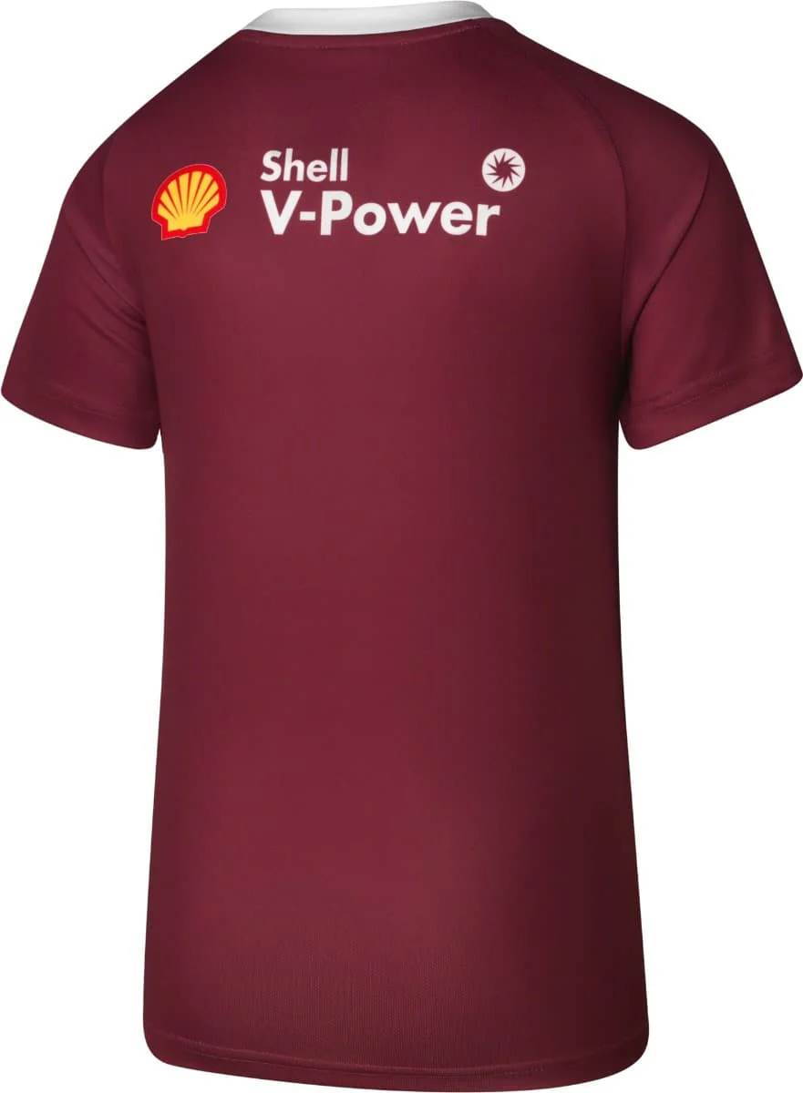 QLD Maroons State of Origin Mens Maroon Training Shirt - Image 2