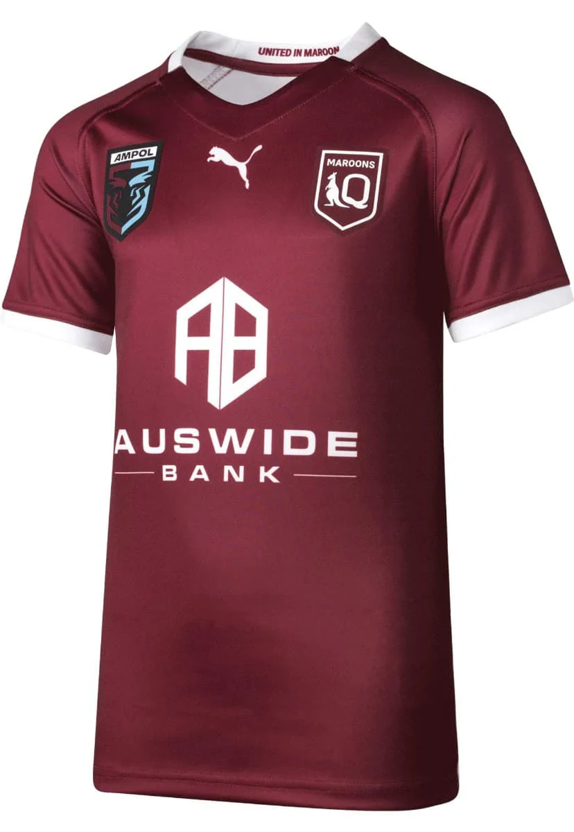 QLD Maroons State of Origin Kids On Field Jersey - Image 3