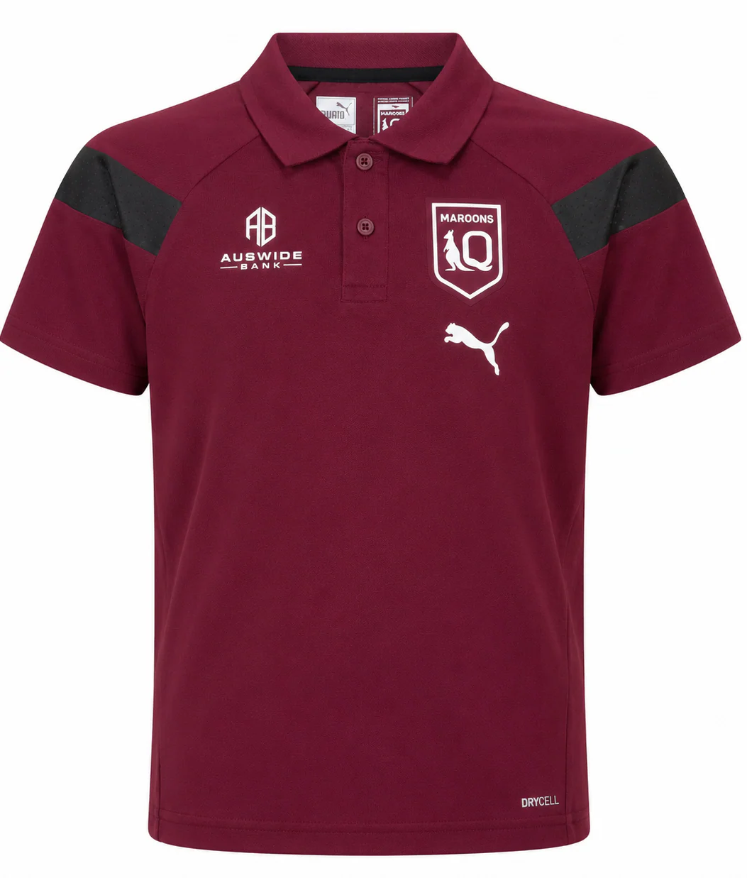 QLD Maroons State of Origin Kids Polo Shirt - size 8 - Image 2
