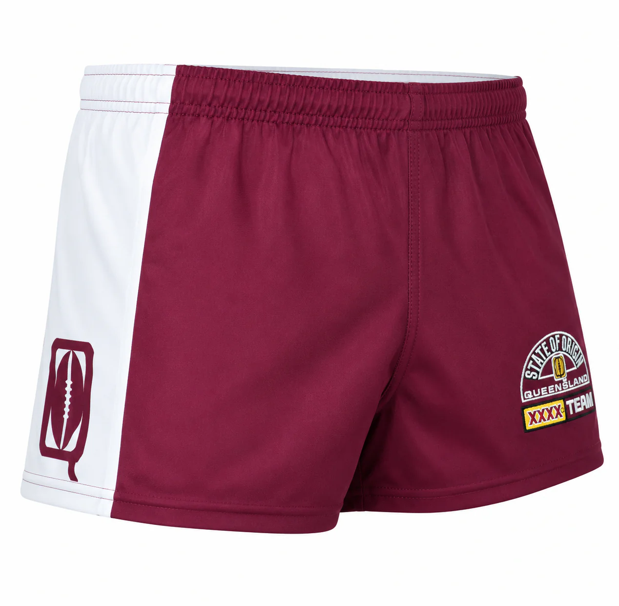 QLD Maroons State of Origin Mens Hero Footy Shorts - Image 4