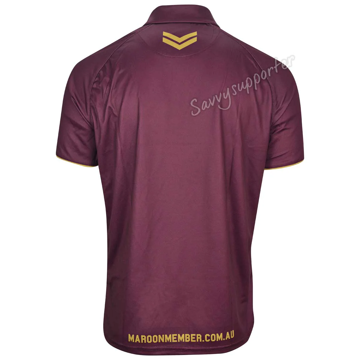QLD Maroons State of Origin Mens Members Polo Shirt - Image 3