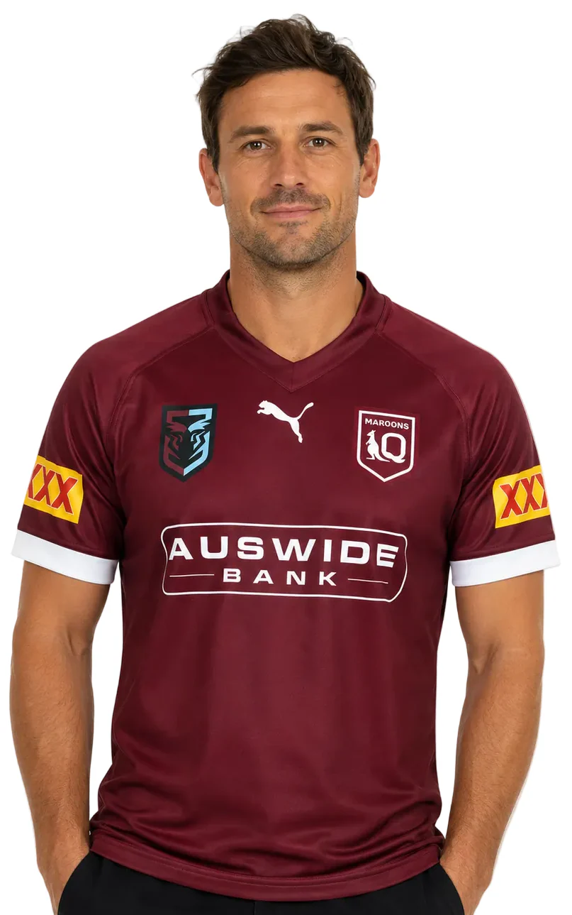 QLD Maroons State of Origin Mens On Field Jersey - Image 2
