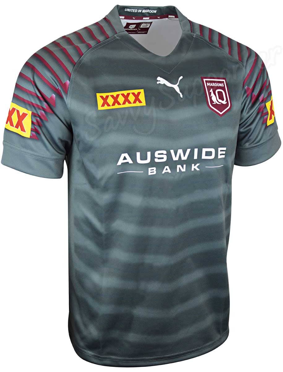 QLD Maroons State of Origin Mens Training Jersey - Image 2