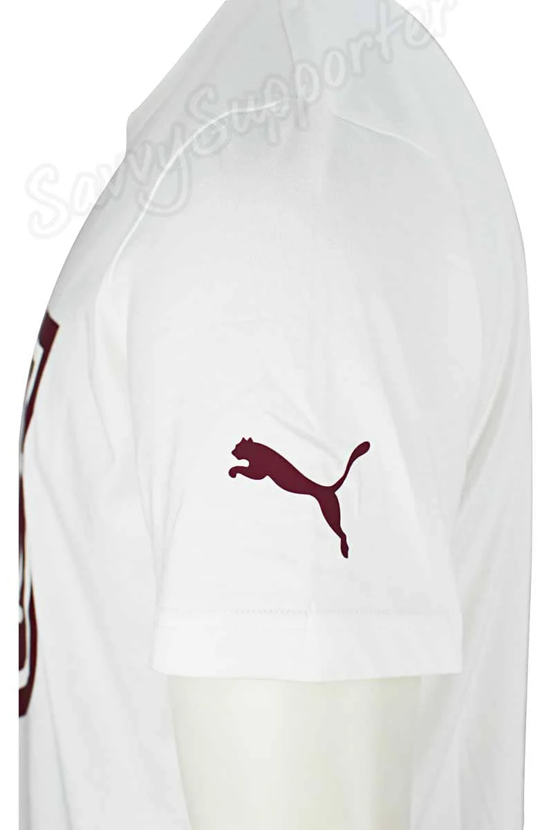 QLD Maroons State of Origin Mens White Logo Tee - Image 4