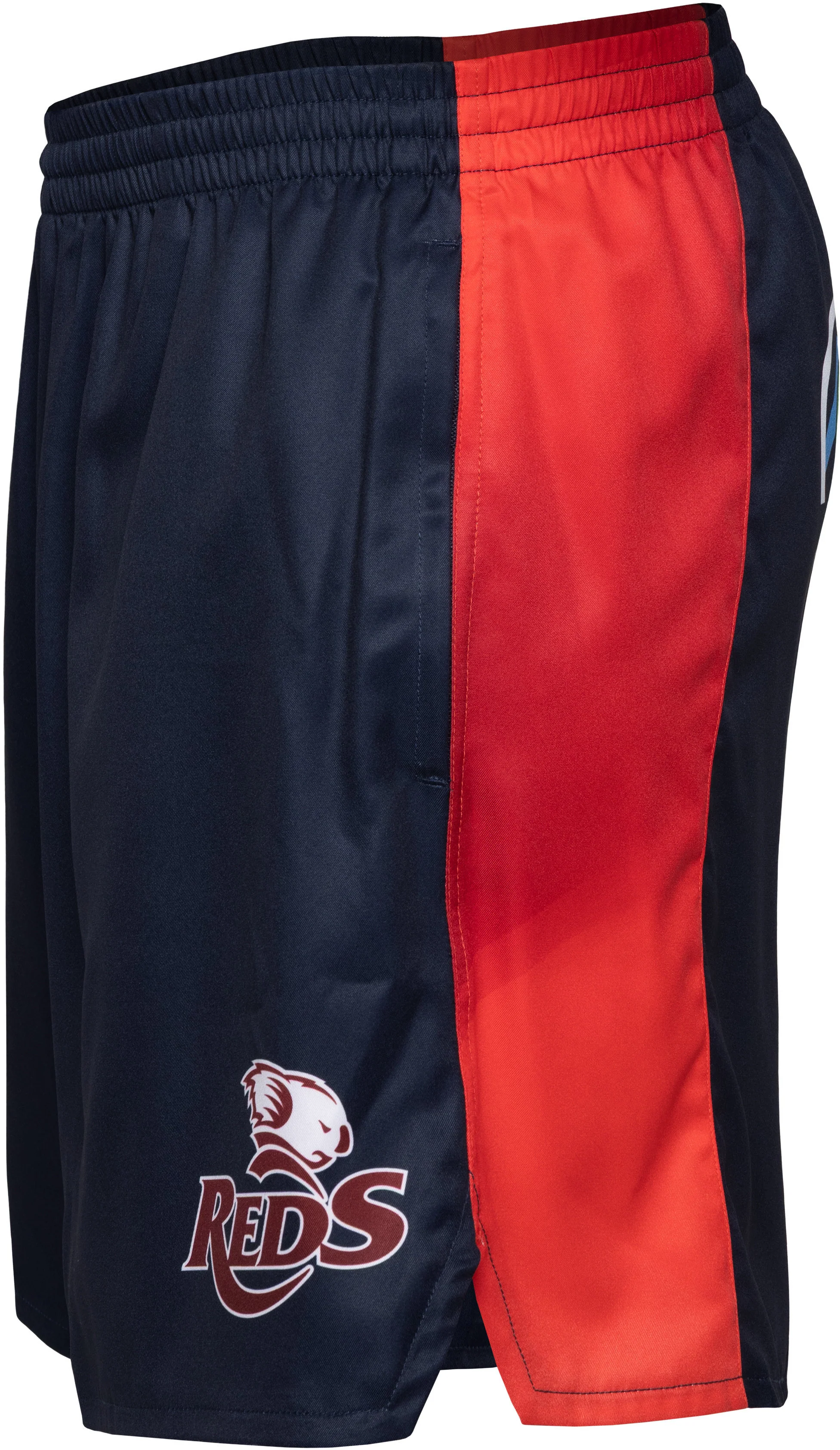 Queensland Reds 2026 Rugby Union Mens Navy Gym Training Shorts - Image 3