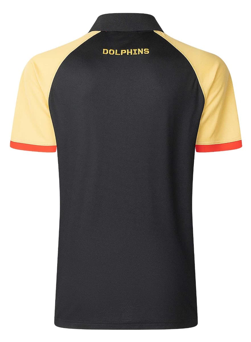 Redcliffe Dolphins 2025 NRL Mens Players Polo Shirt - Image 2