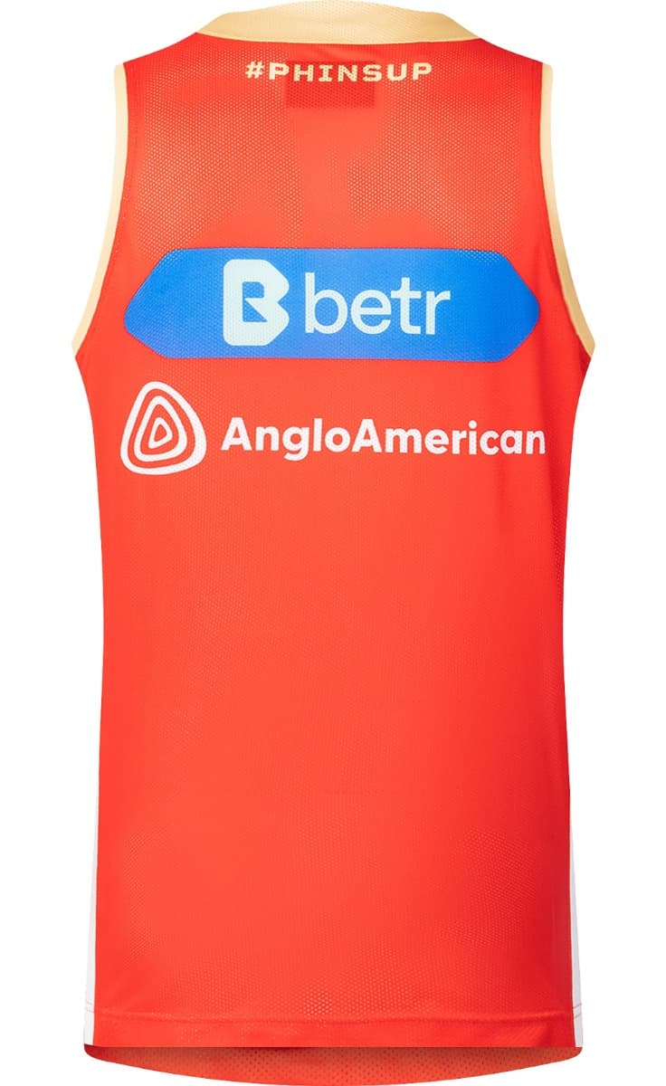 Redcliffe Dolphins 2025 NRL Mens Red Training Singlet - Image 5
