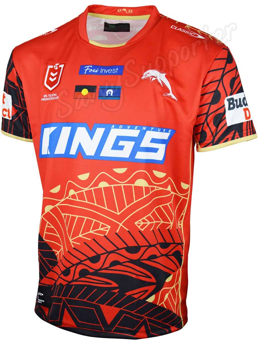 Redcliffe Dolphins NRL Mens Indigenous Jersey - Image 2