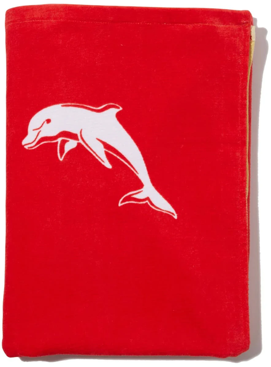Redcliffe Dolphins NRL Jersey 'Mega' Beach Towel - Image 2