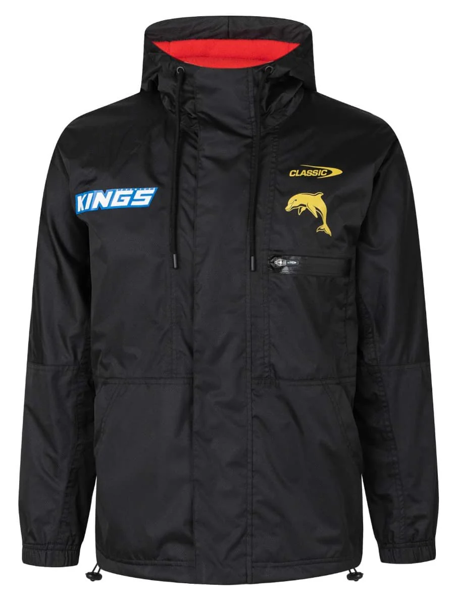 Redcliffe Dolphins NRL Kids Wet Weather Jacket