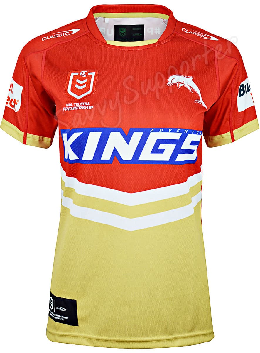 Redcliffe Dolphins NRL Ladies Home Jersey - Image 3