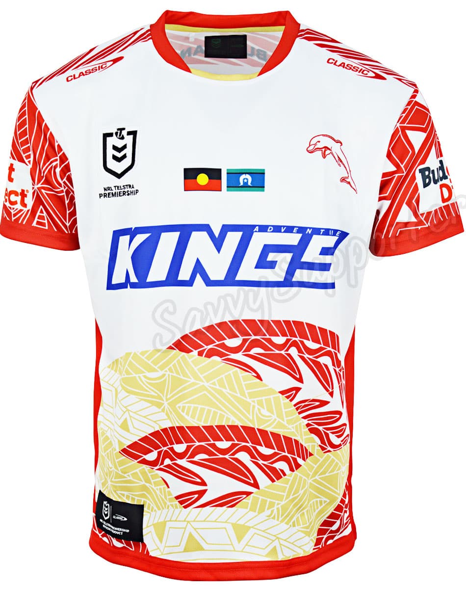 Redcliffe Dolphins NRL Mens Indigenous Jersey - Image 3
