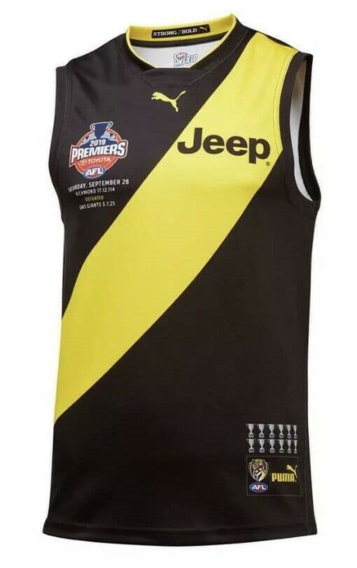 Richmond Tigers AFL Premiers Guernsey Mens - Image 2