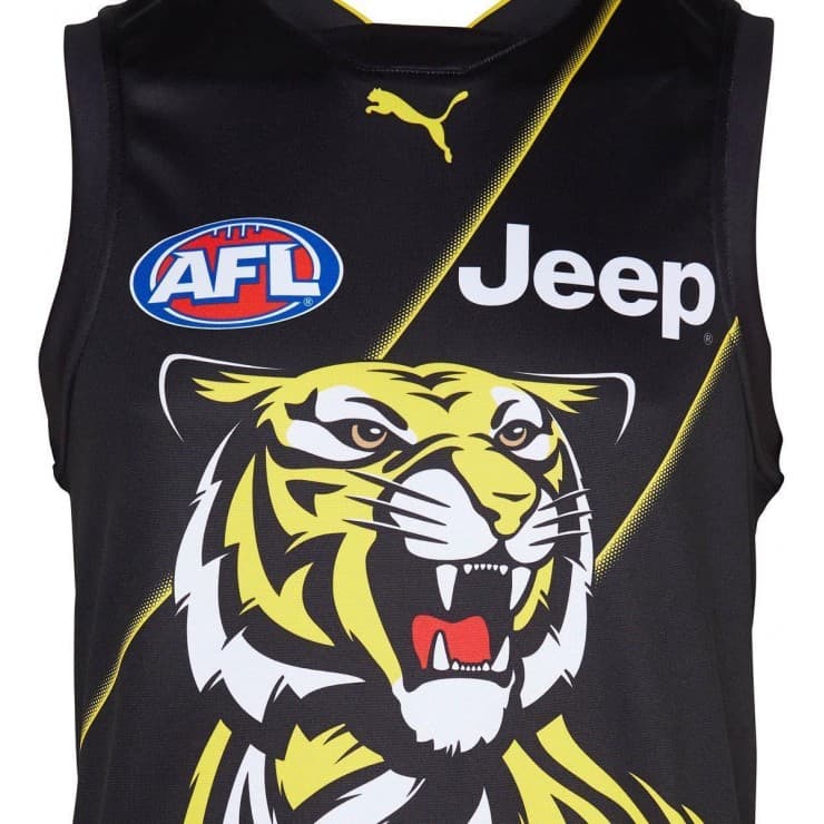 Richmond Tigers AFL Mens Training Guernsey - Image 2