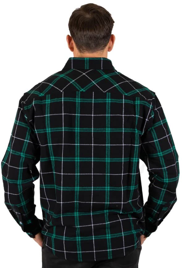 South Sydney Rabbitohs NRL Mens Mustang Flannel Shirt - Image 2