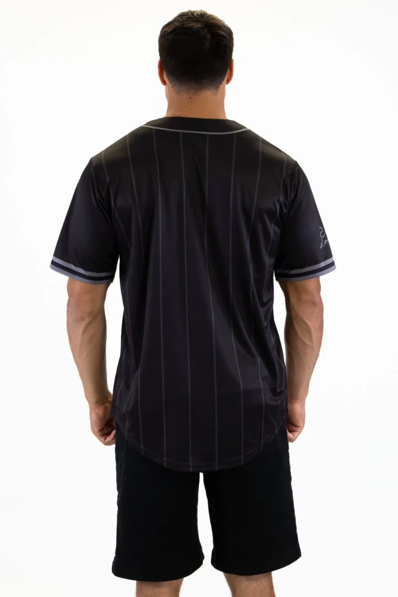 South Sydney Rabbitohs 2026 NRL Mens Blackout Baseball Shirt - Image 6
