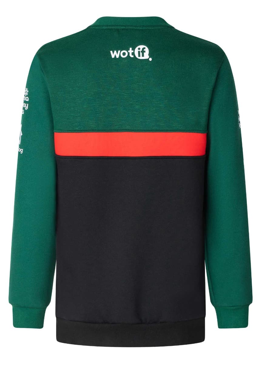 South Sydney Rabbitohs 2025 NRL Mens Crew Fleece Jumper - Image 3