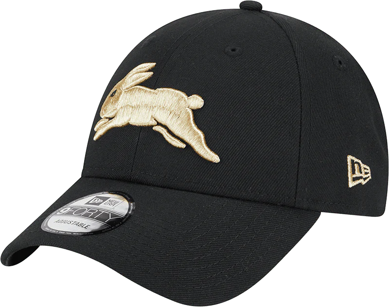 South Sydney Rabbitohs 2026 NRL New Era Gold 9FORTY Snap Cap