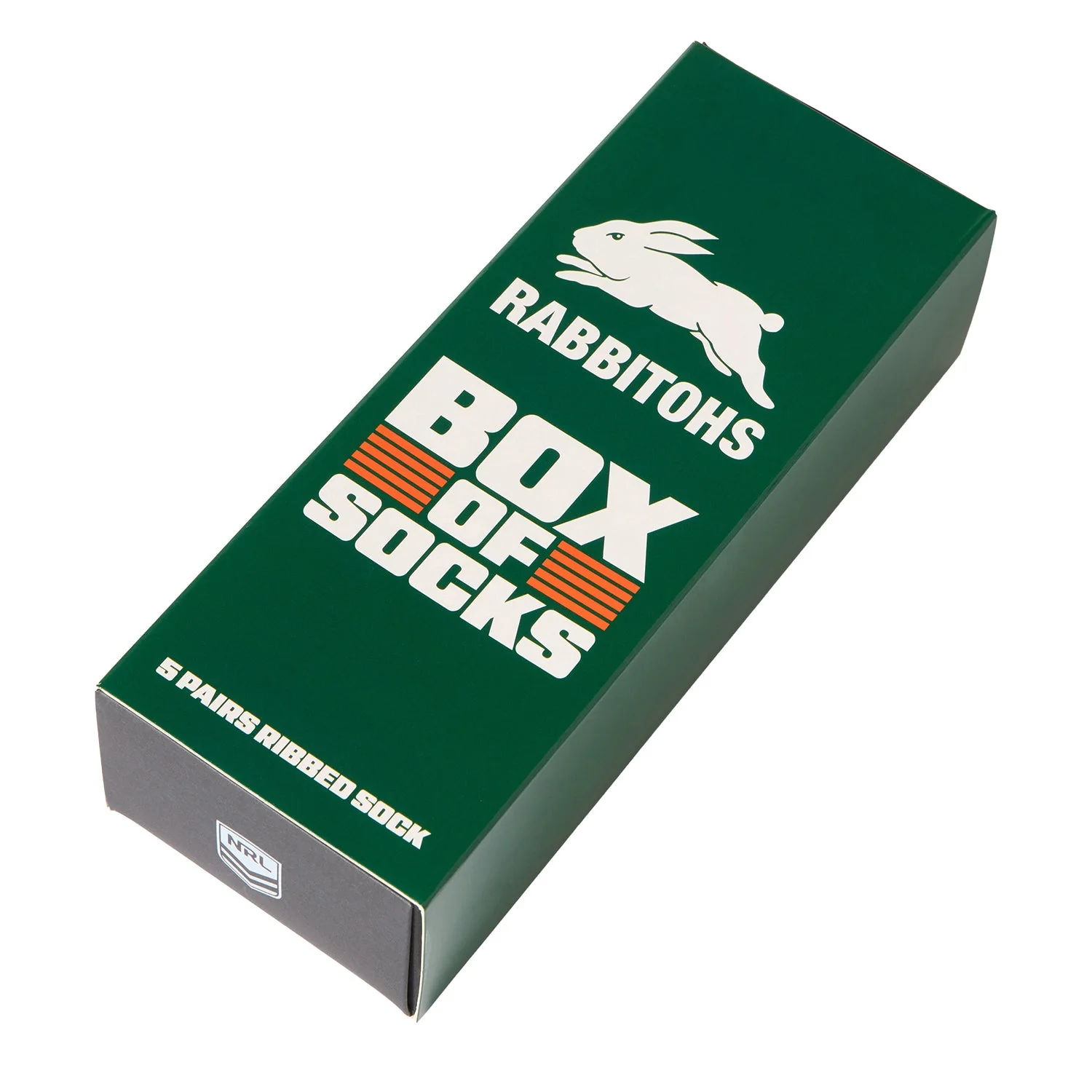 South Sydney Rabbitohs 2026 NRL Adults Everyday Box of Socks (5 Pairs) - Image 2