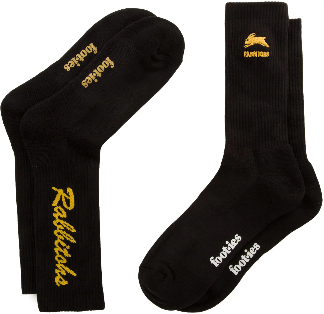 South Sydney Rabbitohs 2026 NRL Mens Black Sneaker Sock 2 Pack Size 8-13 Mens - Image 2