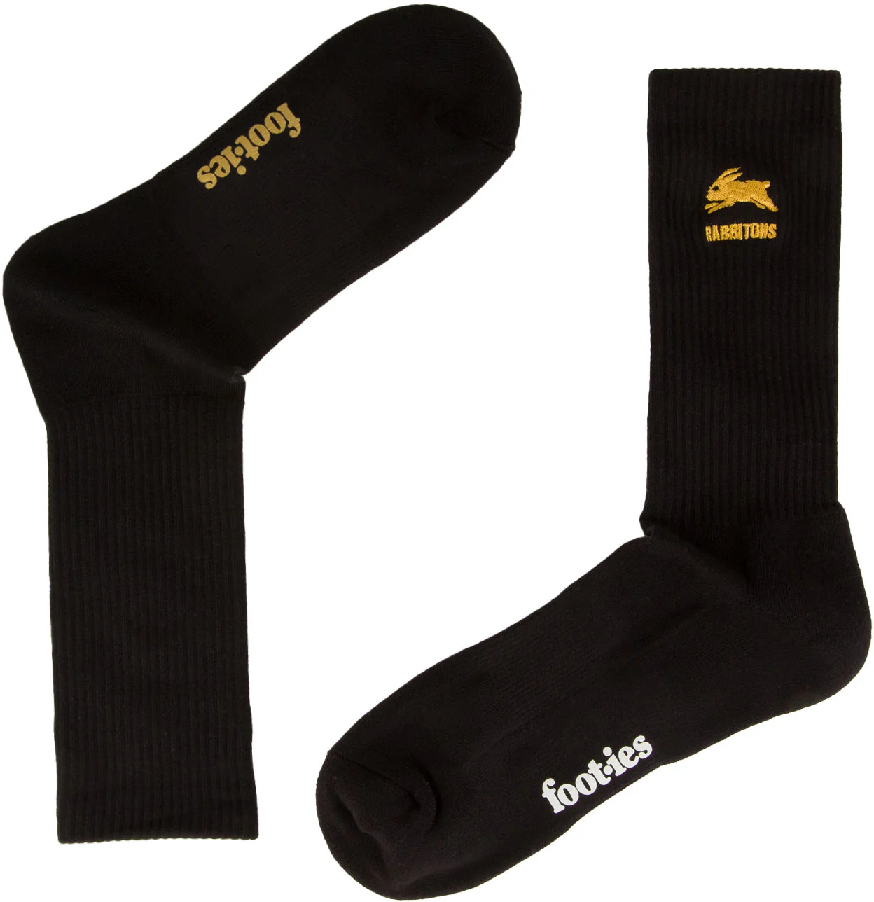 South Sydney Rabbitohs 2026 NRL Mens Black Sneaker Sock 2 Pack Size 8-13 Mens - Image 3