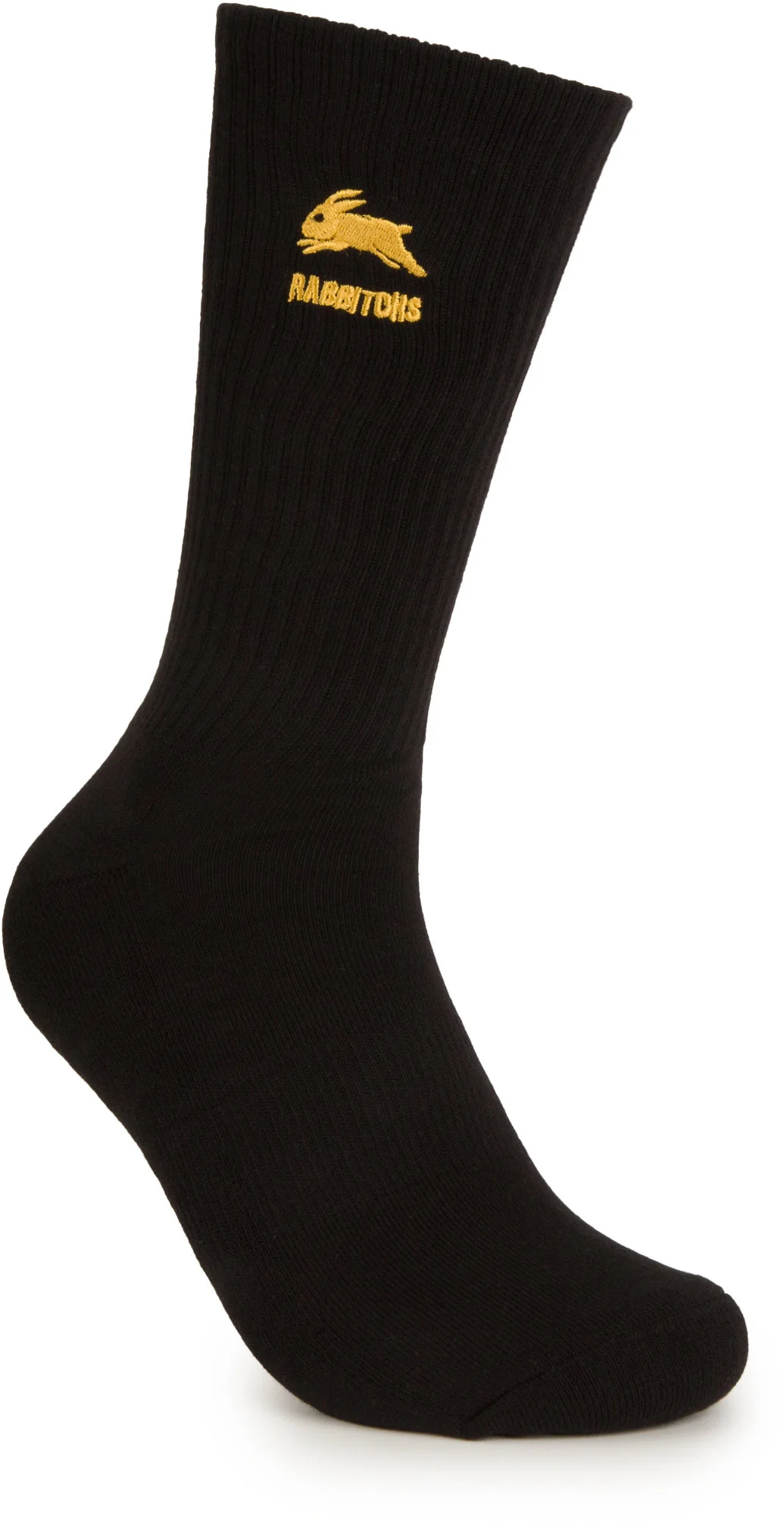 South Sydney Rabbitohs 2026 NRL Mens Black Sneaker Sock 2 Pack Size 8-13 Mens - Image 5