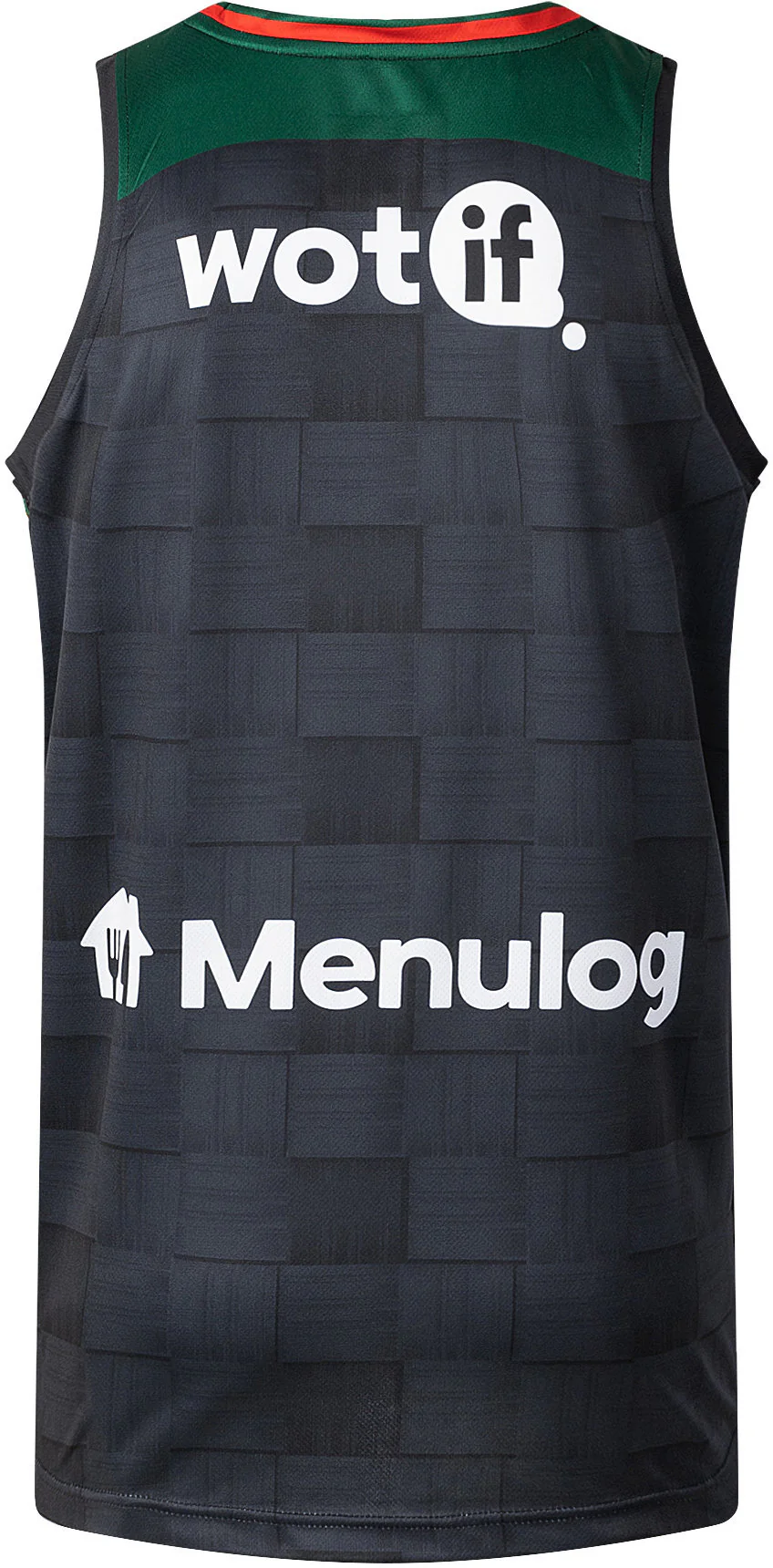 South Sydney Rabbitohs 2026 NRL Mens Black Training Singlet - Image 3