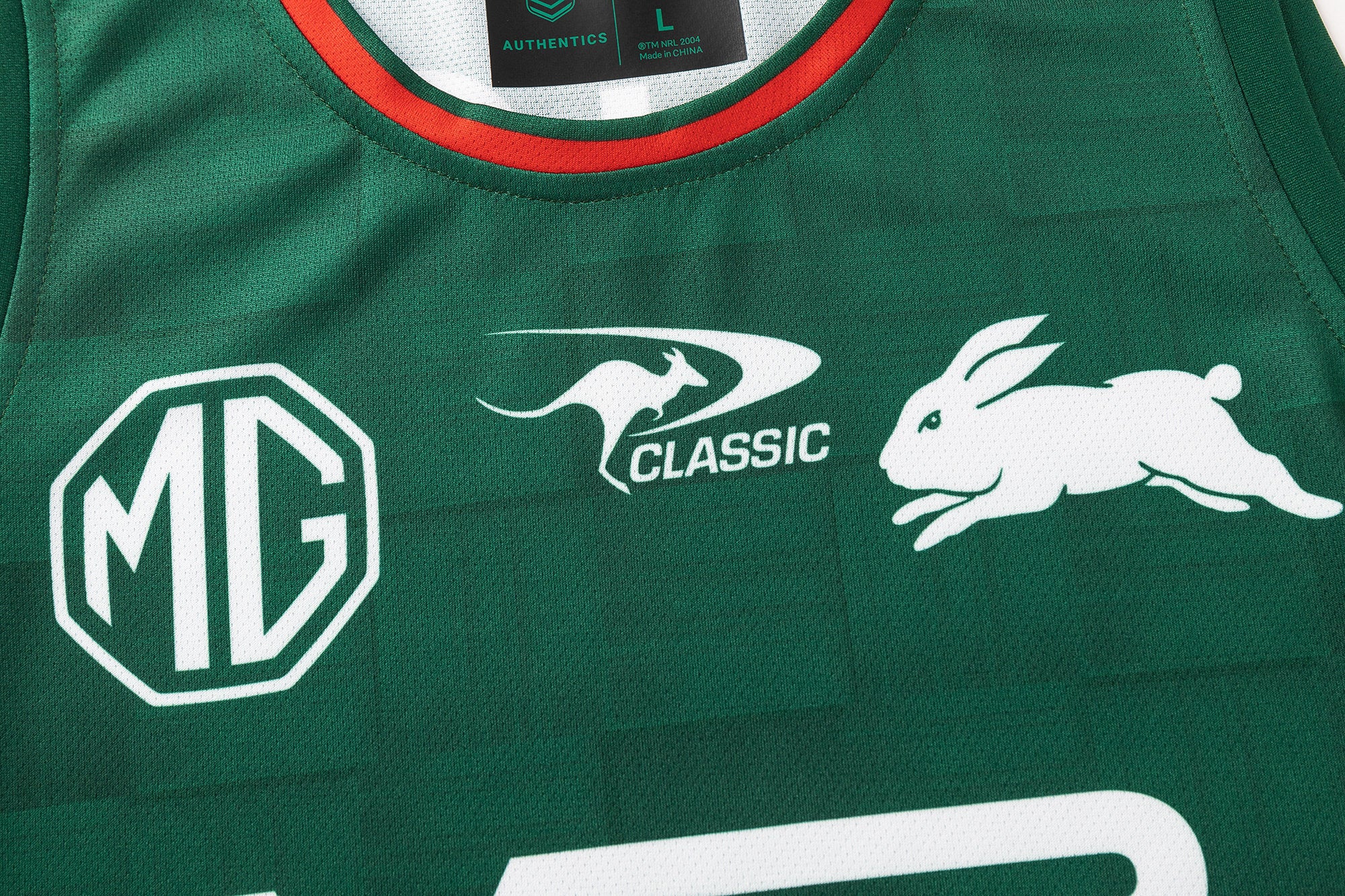 South Sydney Rabbitohs 2026 NRL Mens Green Training Singlet - Image 4