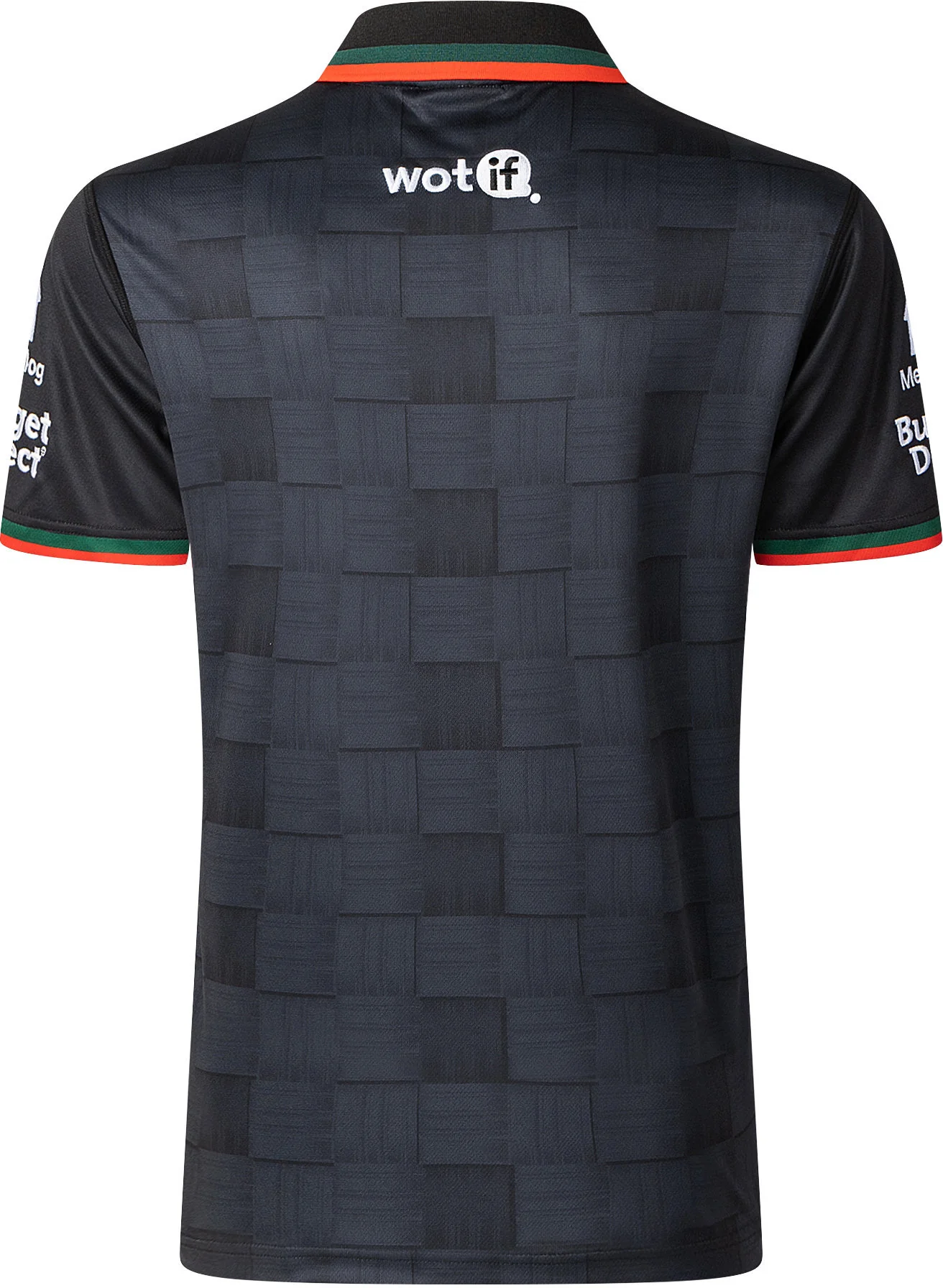 South Sydney Rabbitohs 2026 NRL Mens Black Team Polo Shirt - Image 5