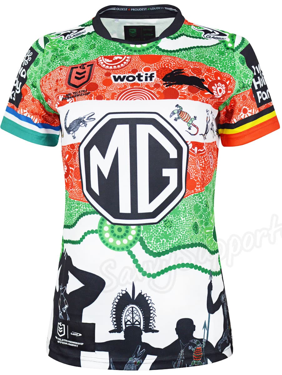 South Sydney Rabbitohs NRL Ladies Indigenous Jersey - Image 3