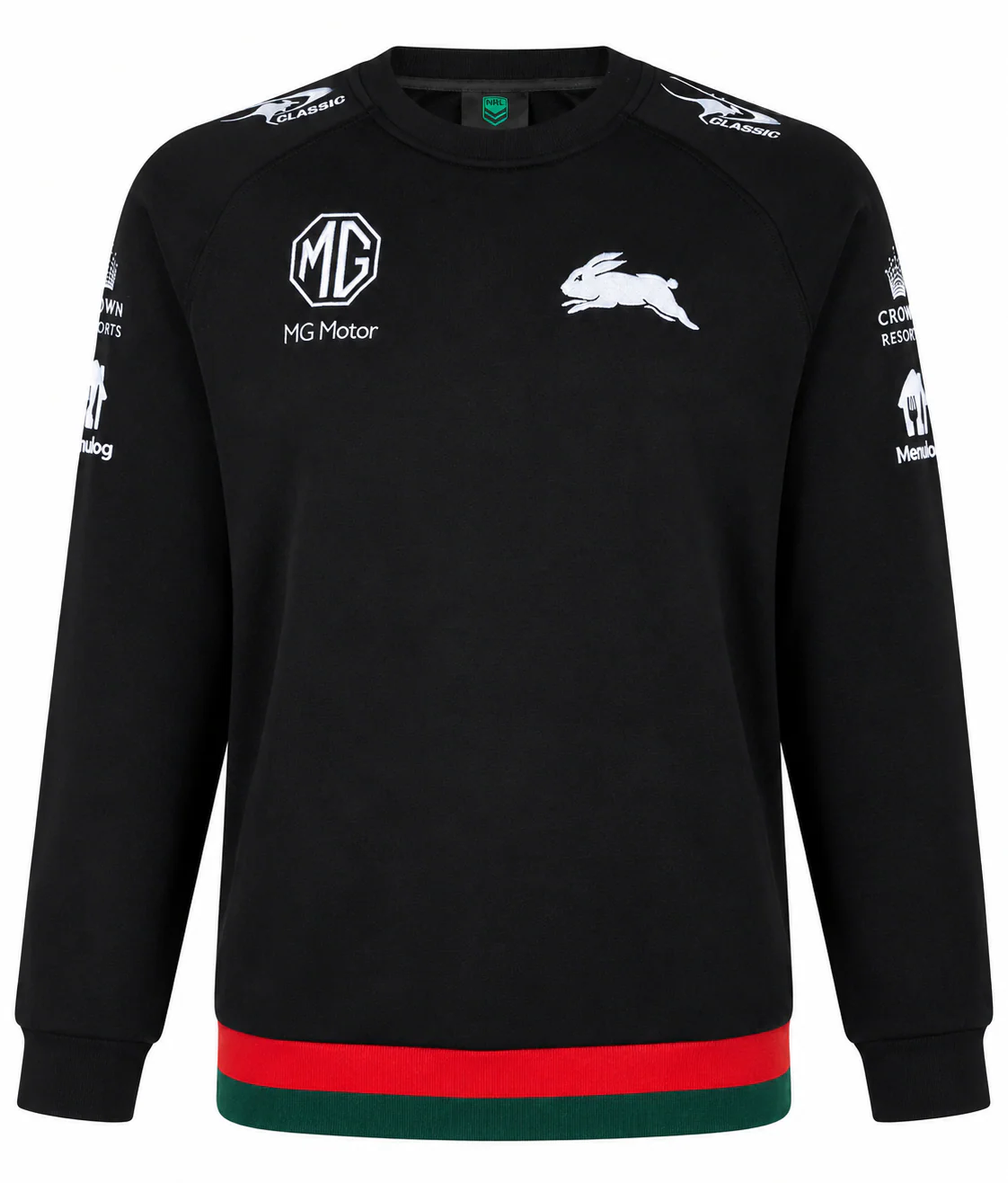 South Sydney Rabbitohs NRL Crew Fleece Jumper - Image 2