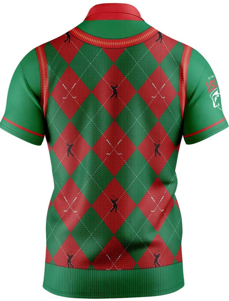 South Sydney Rabbitohs NRL Fairway Golf Polo Shirt - Image 2