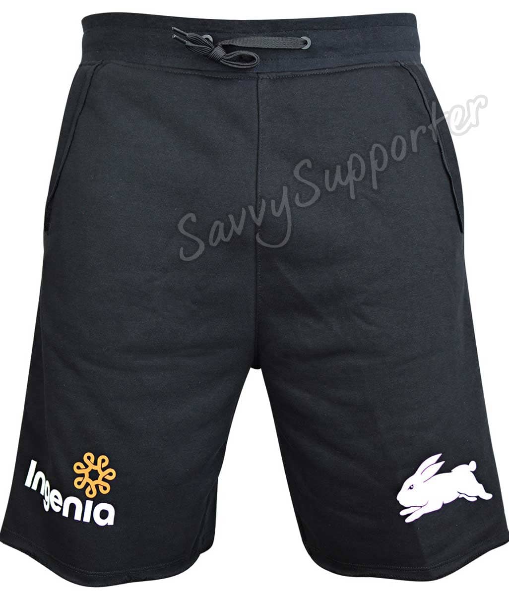 South Sydney Rabbitohs NRL Fleece Travel Shorts