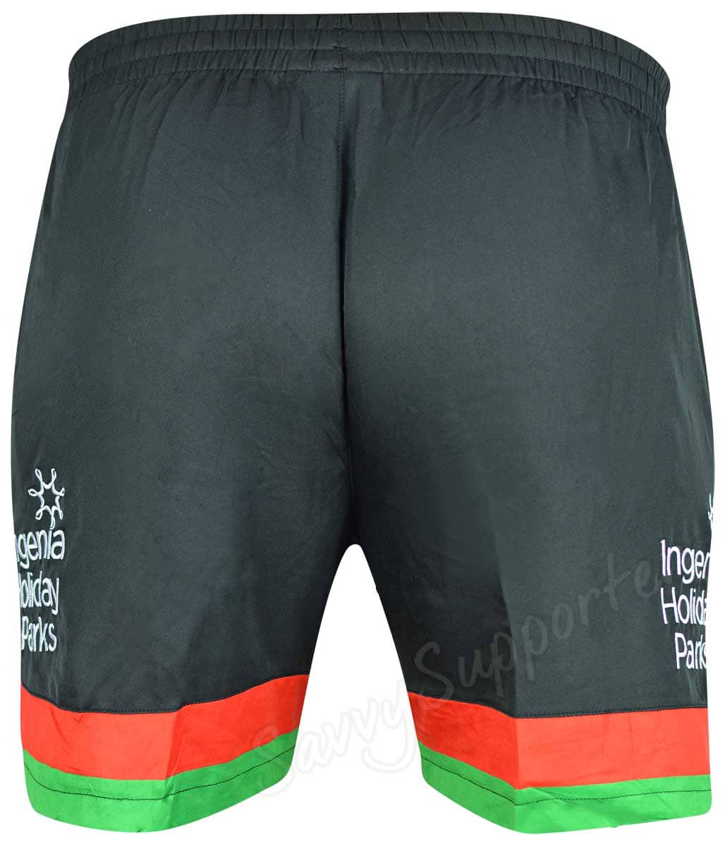 South Sydney Rabbitohs NRL Gym Training Shorts with Zip Pockets - Image 3