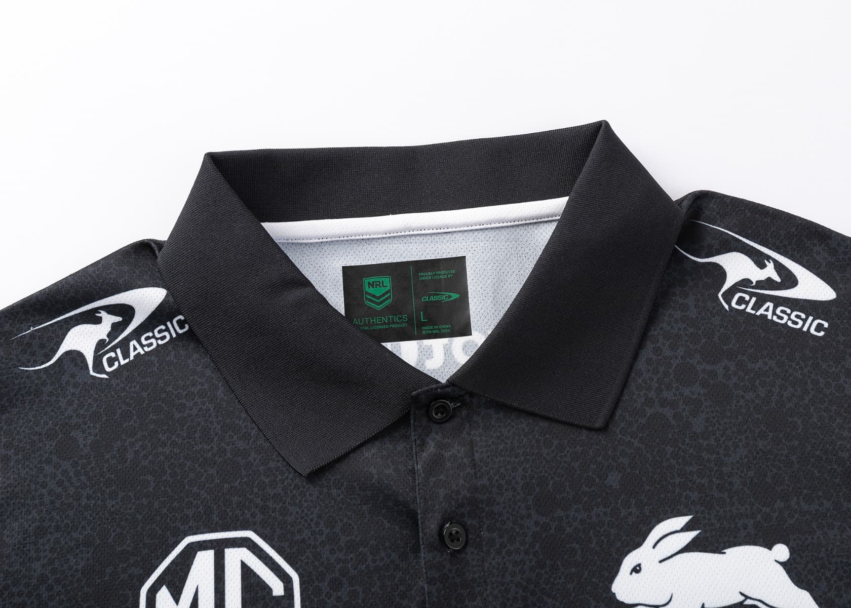 South Sydney Rabbitohs NRL Mens Indigenous Polo Shirt - Image 2