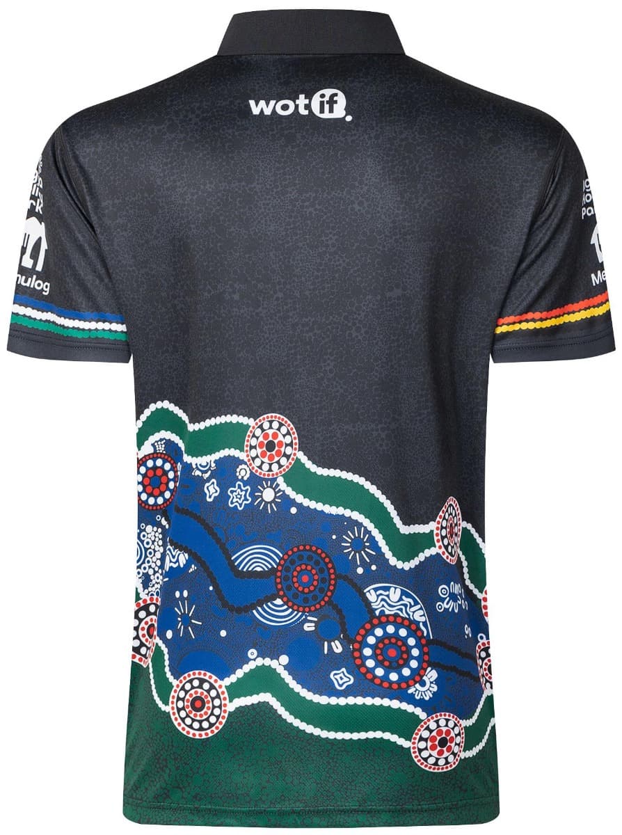 South Sydney Rabbitohs NRL Mens Indigenous Polo Shirt - Image 5